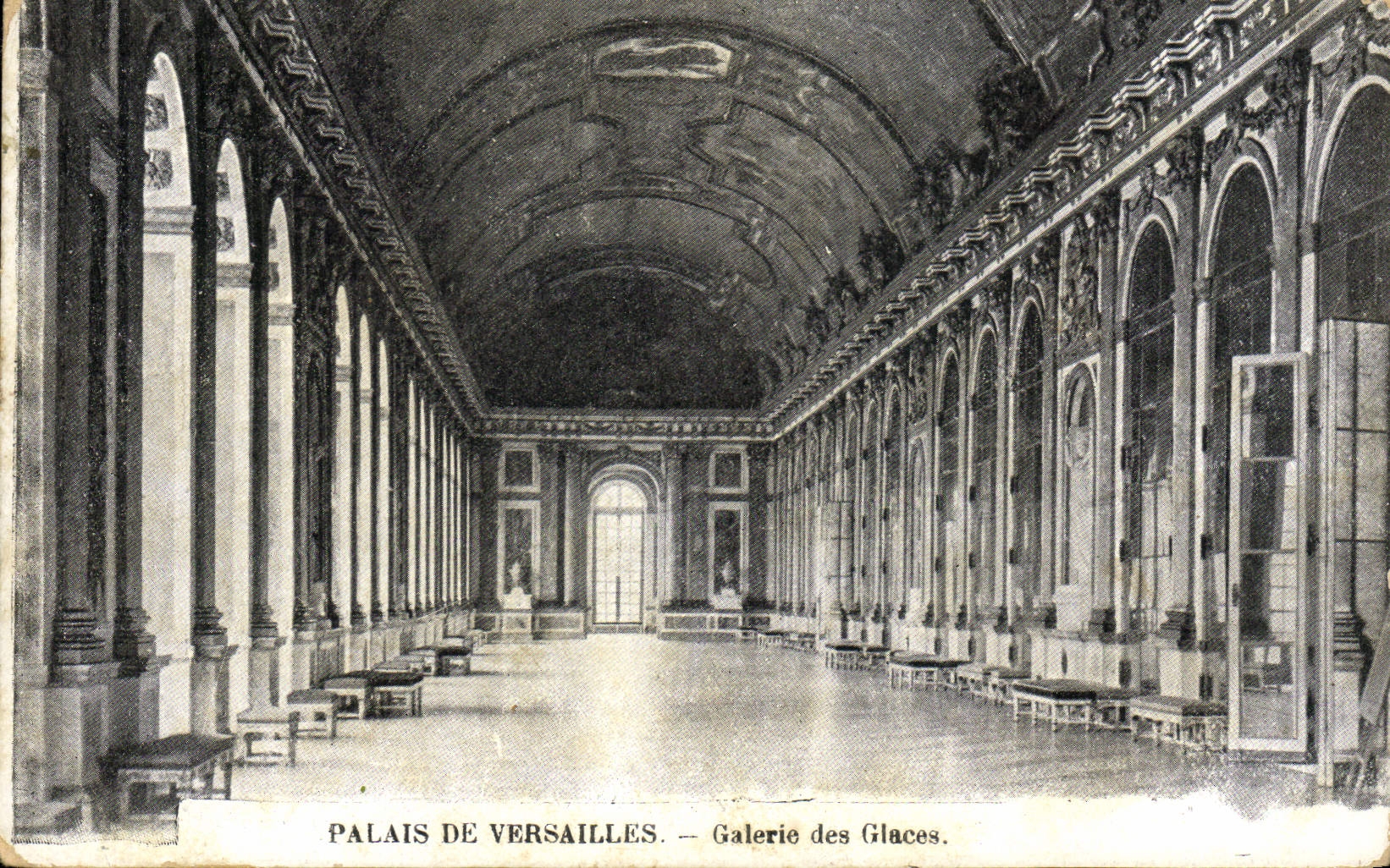 Palais de Versailles — Galerie des Glaces — éditeur non identifié, n° de série non visible