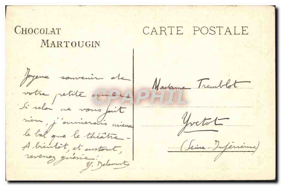 CPA Fantaisie Enfants Lecon d'ecriture  — Rückseite
