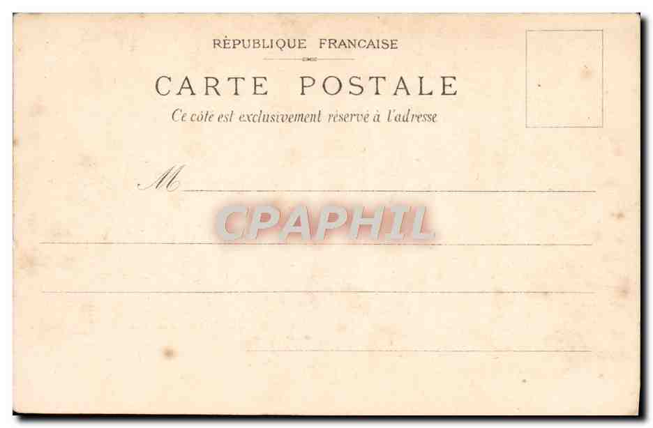 CPA Fantaisie Le poeme — Verso