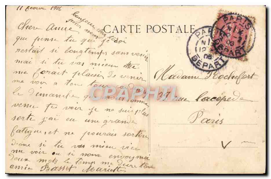 Femme en costume oriental — C.L.C. — C.L.C. — Verso