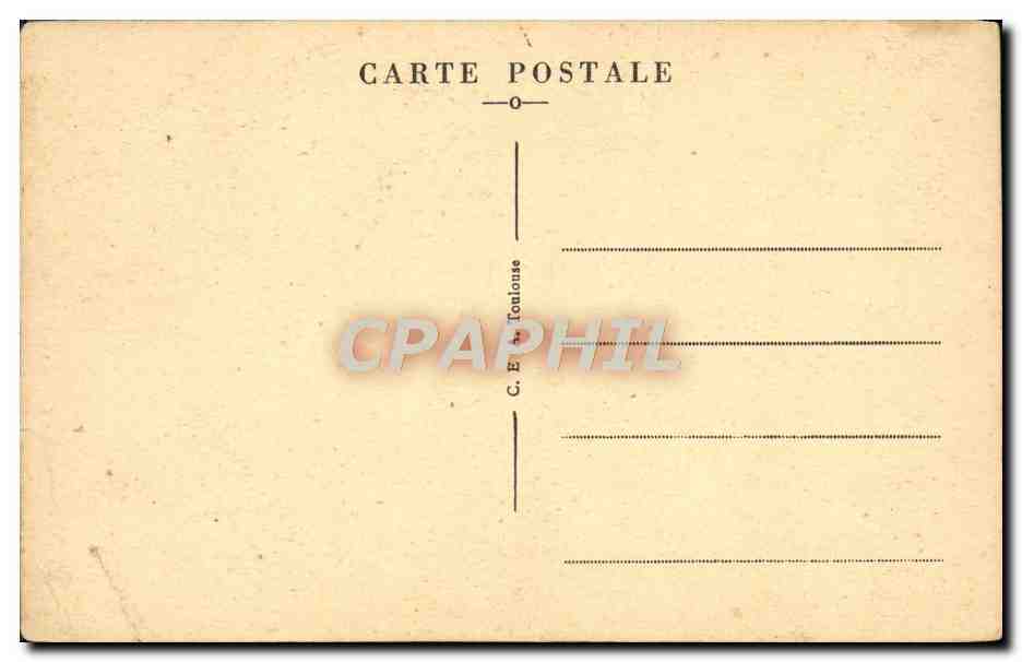 CPA Fantaisie Passage de Gue Chevaux — Reverso