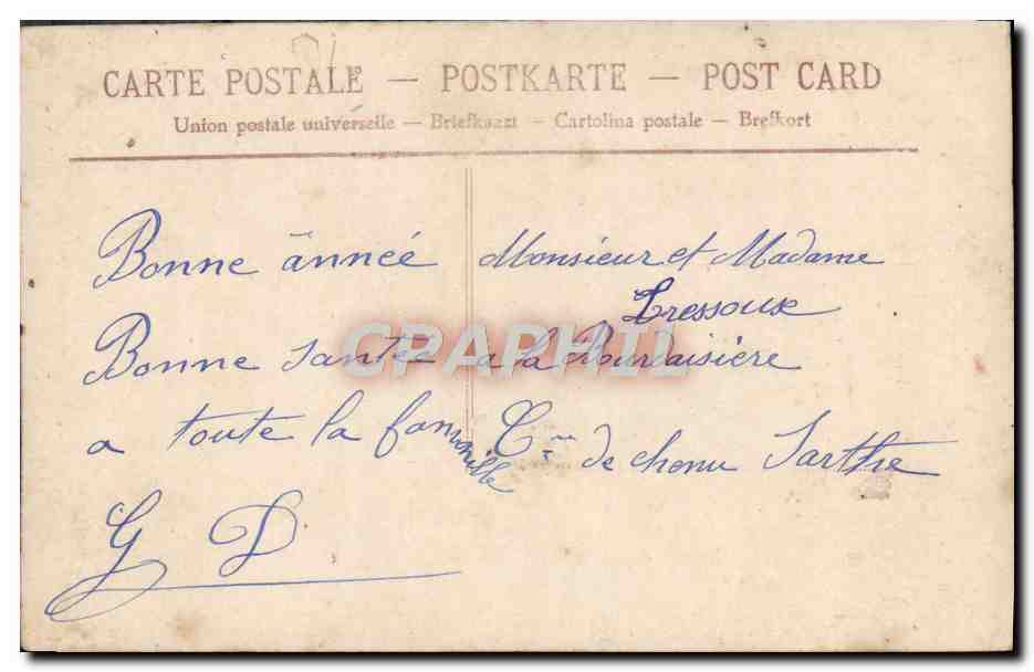 CPA Fantaisie Enfant — Verso