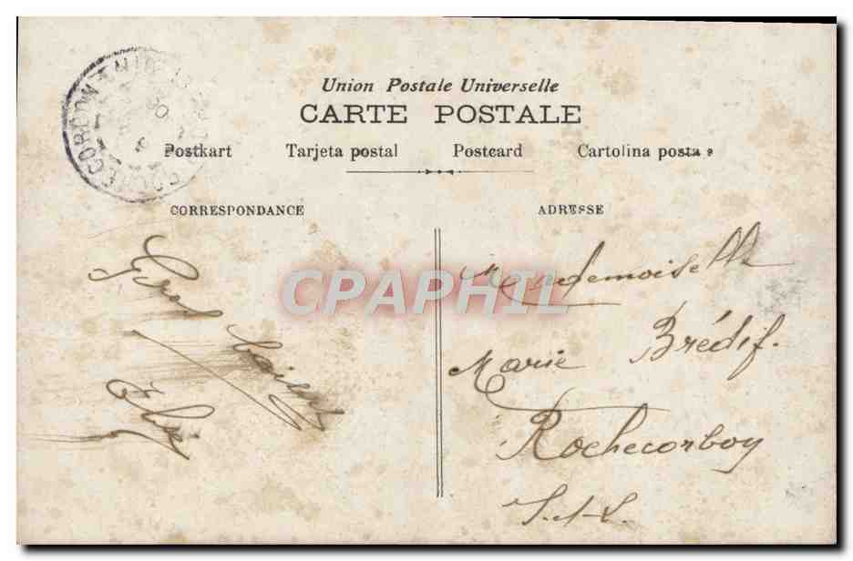 CPA Fantaisie Femme Colombes  — Rückseite