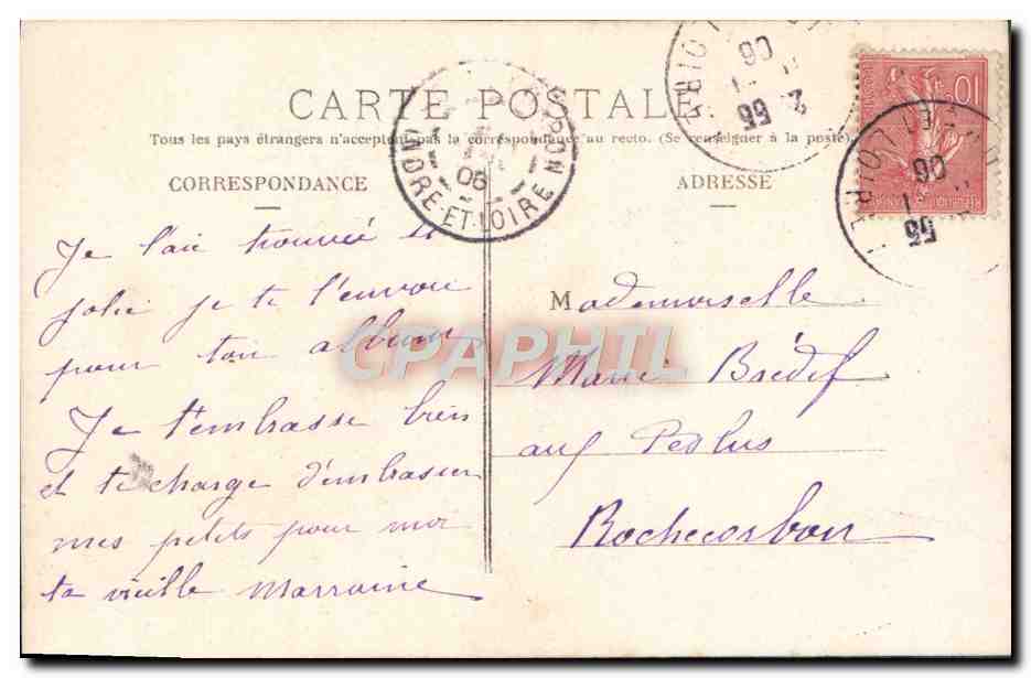 CPA Fantaisie Enfant  — Verso