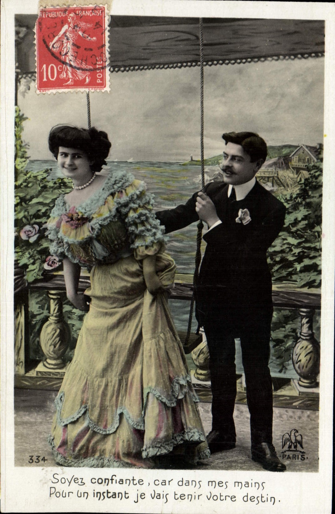 CPA Fantaisie Femme