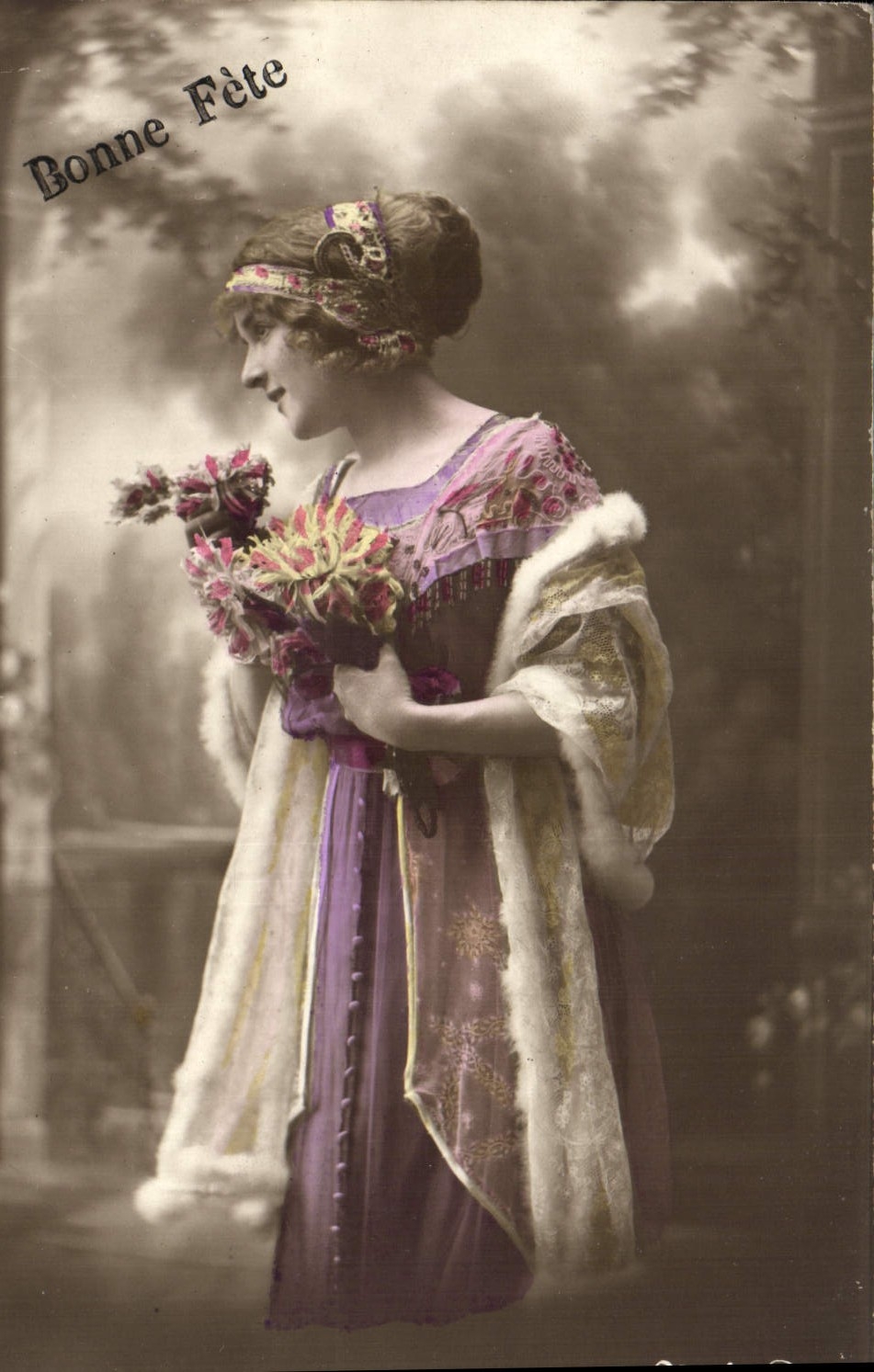 CPA Fantaisie Femme