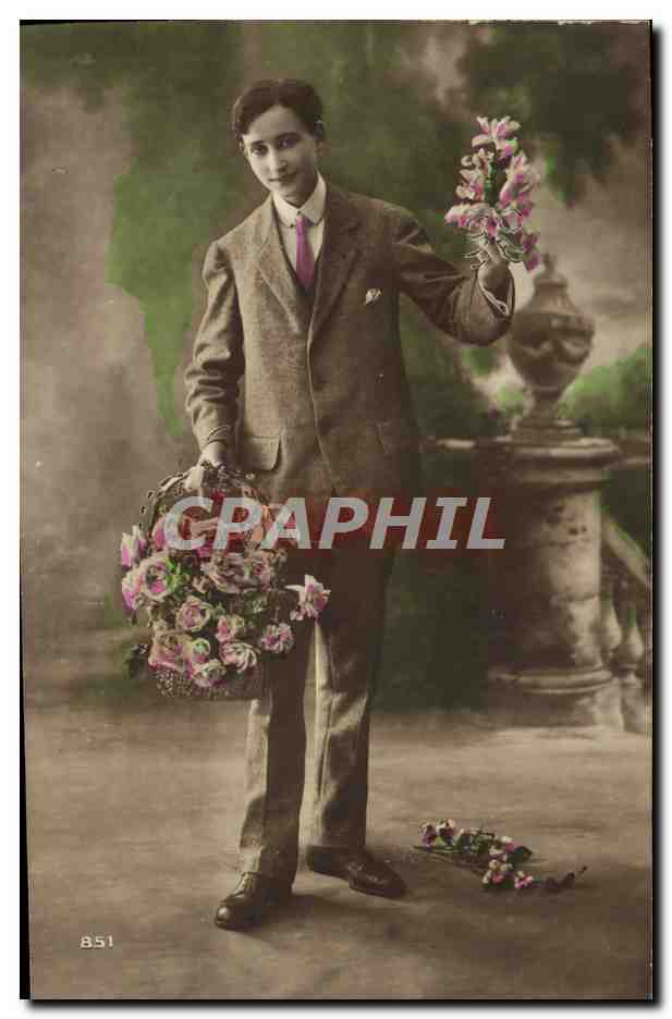CPA Fantaisie Jeune homme