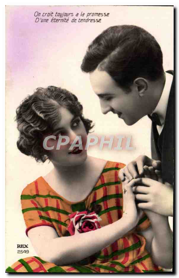 Coppia d'amore — testo stampato e messaggio manoscritto — REX 2549