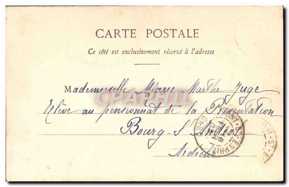 CPA Fantaisie Enfants — Rückseite