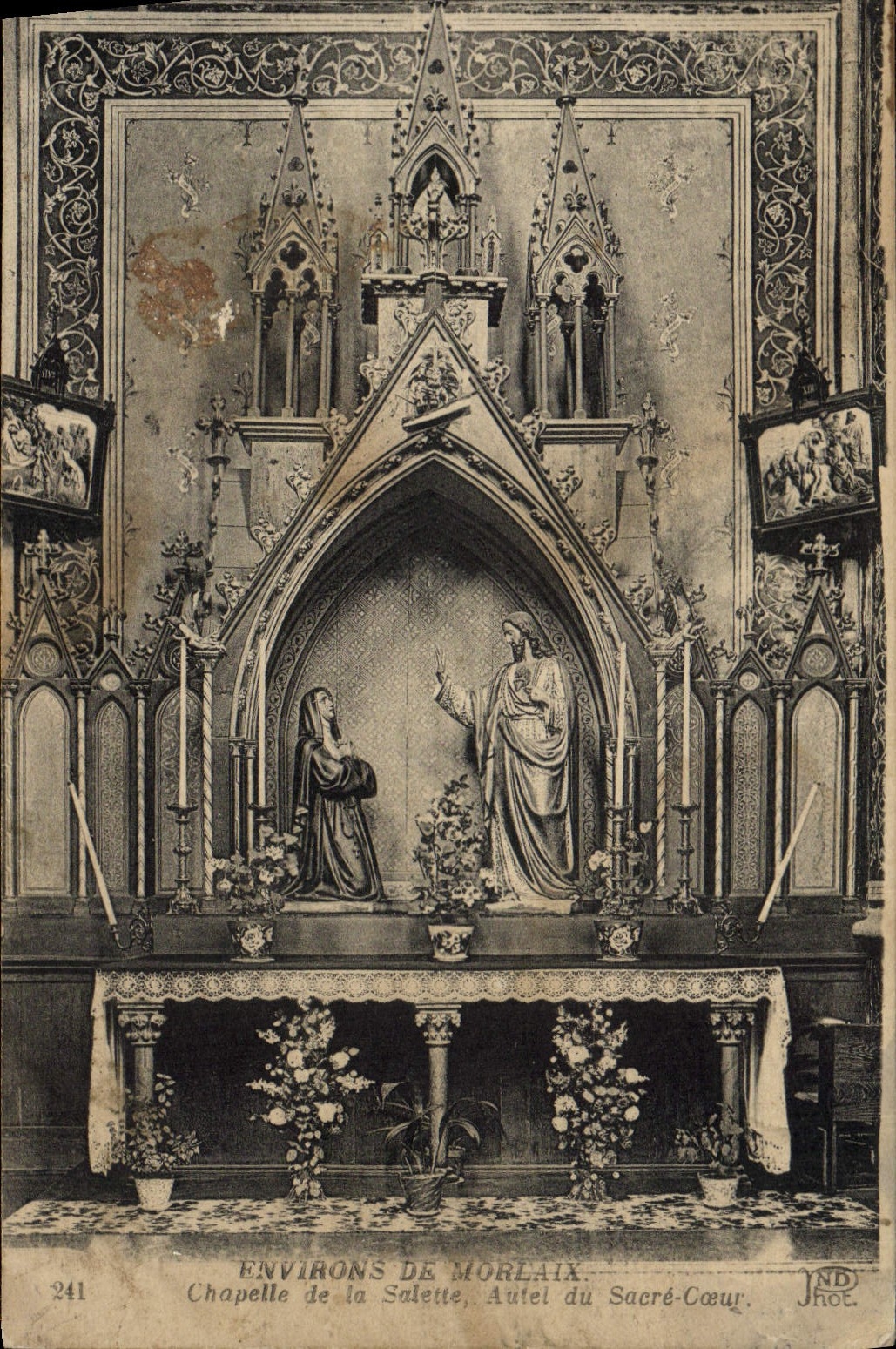 Environ de Morlaix — Chapelle de la Salette, Autel du Sacré-Cœur — JND Hot. n°241