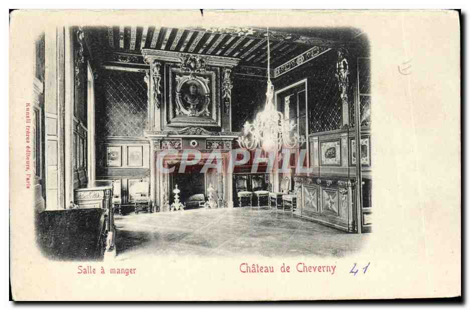 CPA Chateau De Cheverny Salle a manger