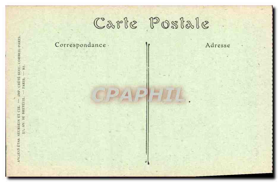CPA Chateau de Blois La Salle Des Etats Generaux — Rückseite