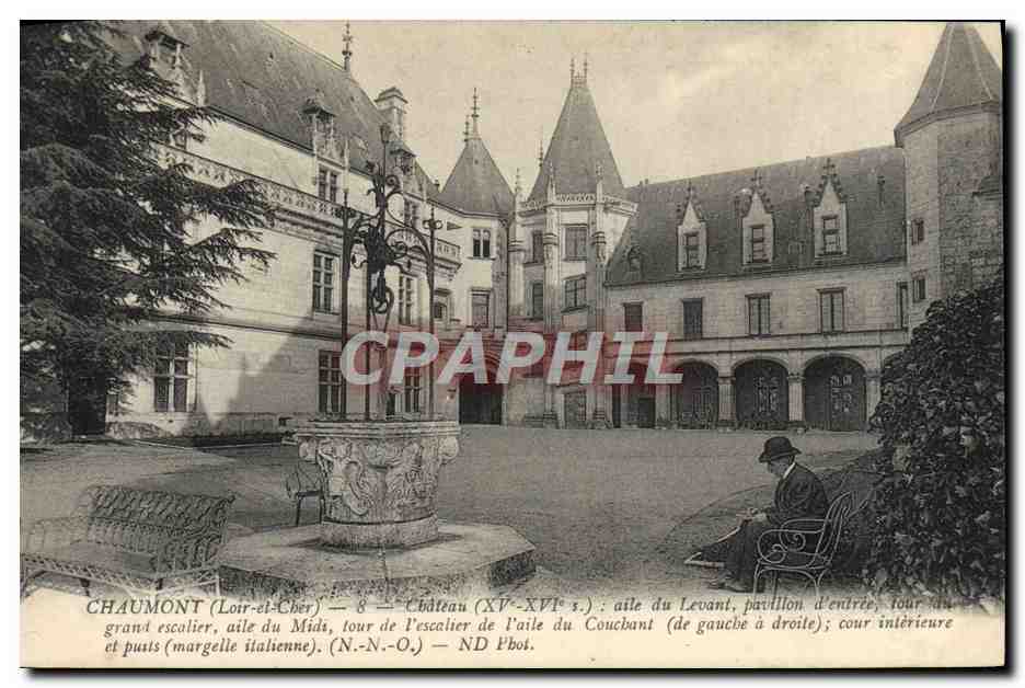 CPA Chaumont Chateau Aile du Levant Pavillon d'entree 