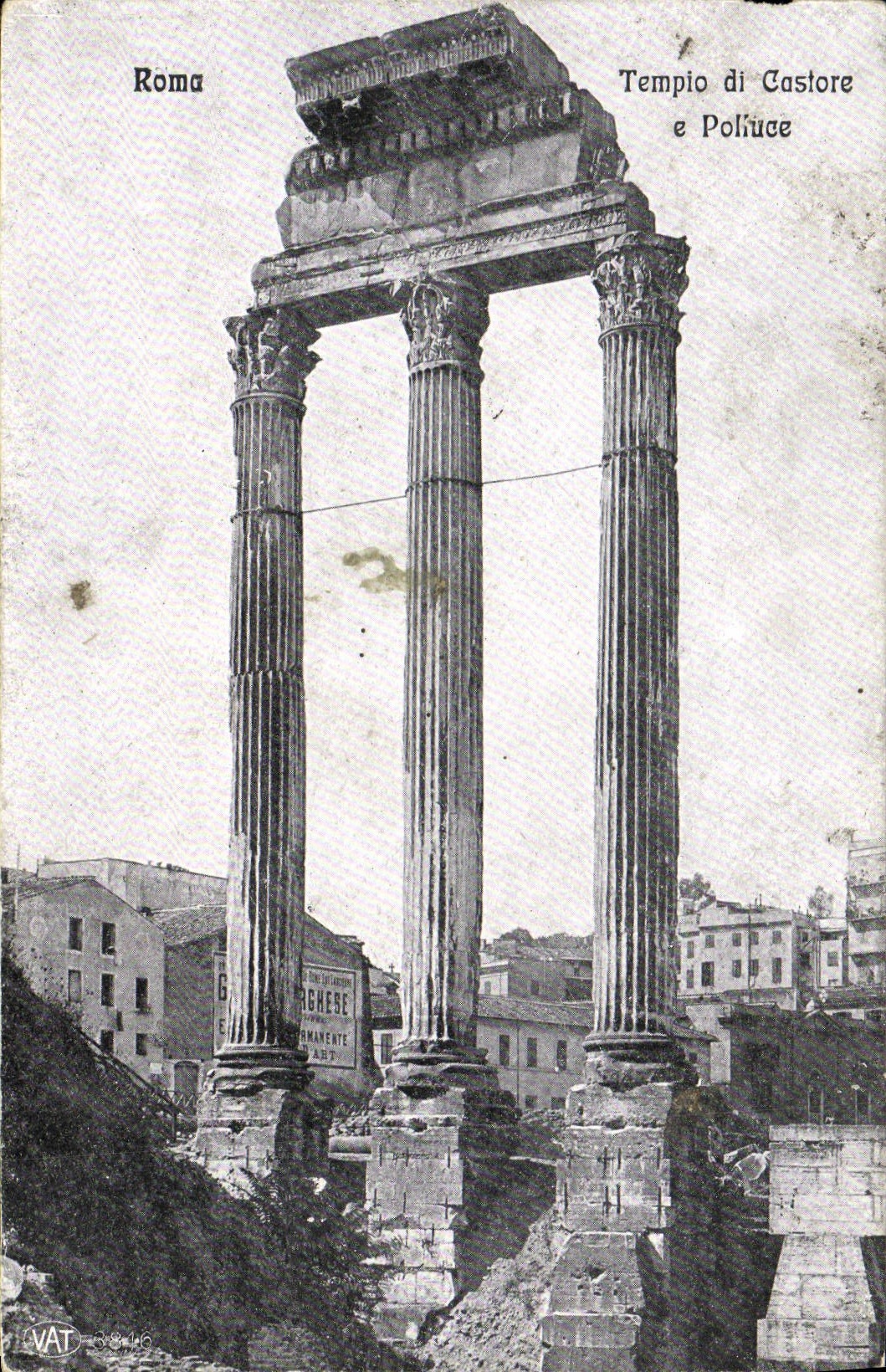 CPA Roma Tempio di Castore e Poliuce