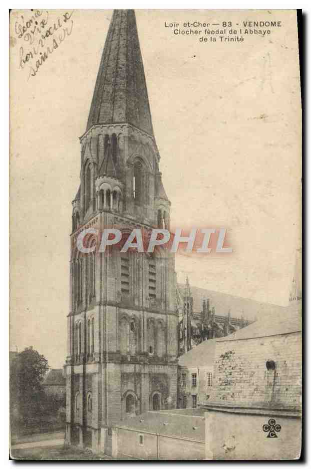 CPA Vendome Clocher Feodal de L'Abbaye de la Trinite