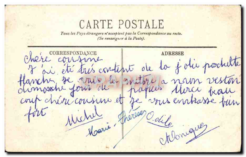 CPA Chambord Le Chateau L'Aile Francois 1er — Rückseite