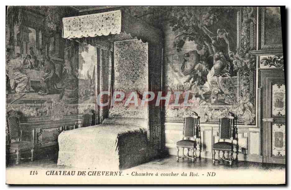 Château de Cheverny — Chambre à coucher du Roi — ND