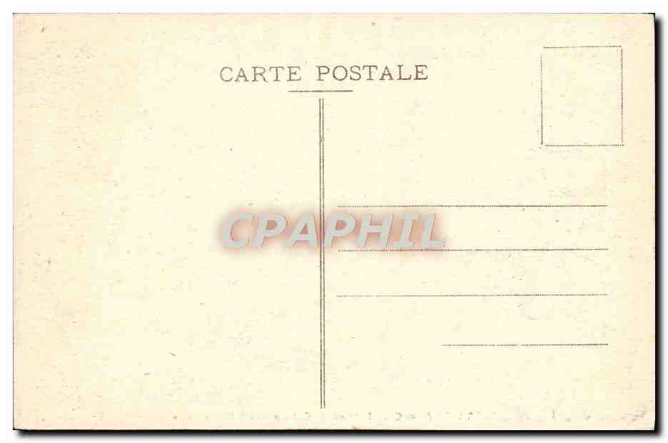 CPA Talcy Interieur du Chateau La Salle des Gardes — Rückseite