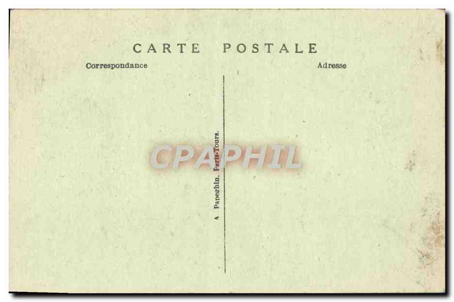 CPA Chinon La rue Volraire Loge Maconnique Franc Macon Macconerie  — Rückseite