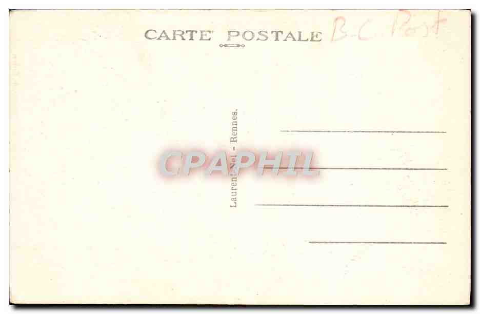 CPA Basilique de Josselin Tombeau d'Olivier de Clisson et de Marguerite de Rohan  — Rückseite
