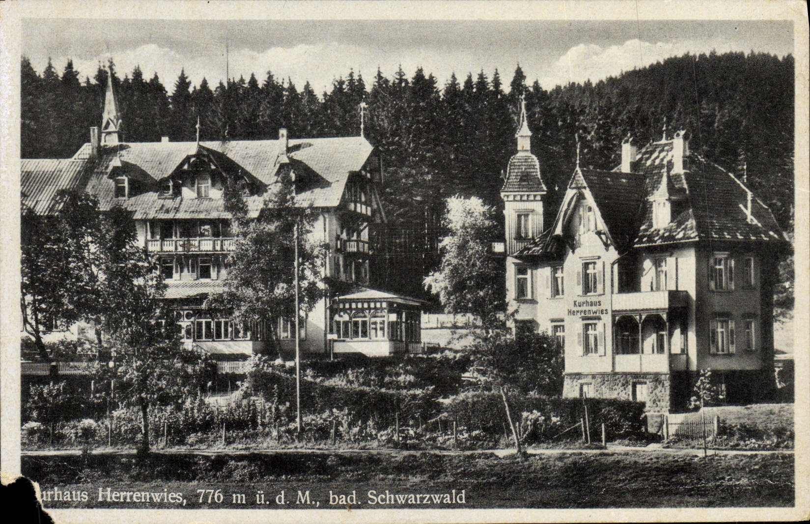 CPA Kurhaus Herrenwies Mit Gasthaus Zum