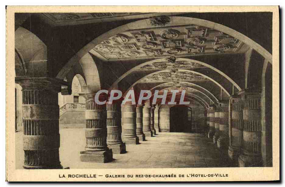 La Rochelle — Galerie du rez-de-chaussée de l'Hôtel-de-Ville
