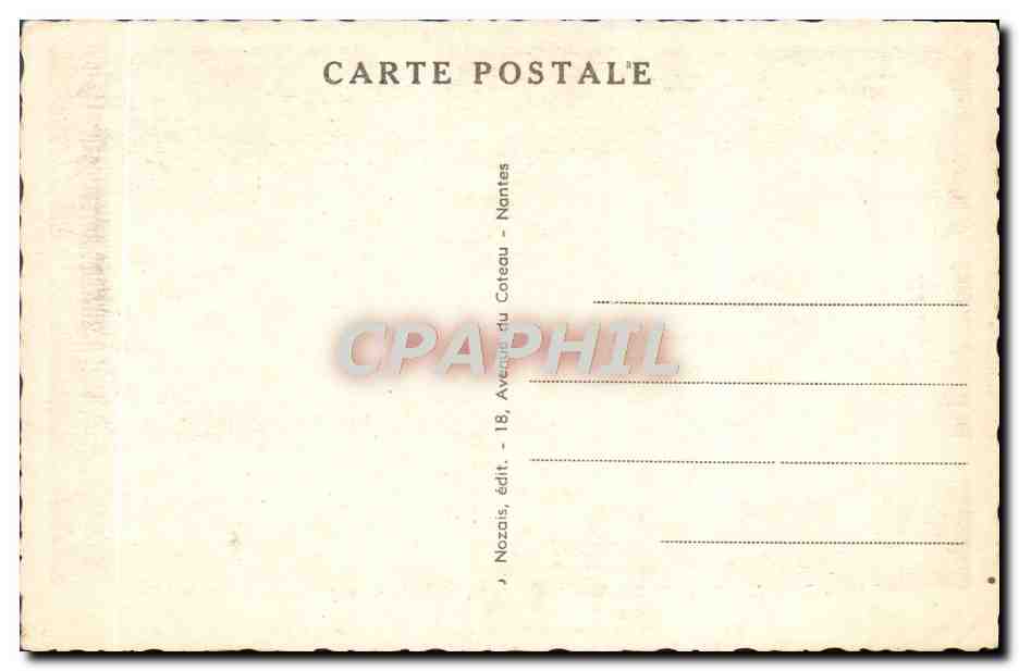 Entre Josselin et Ploërmel, la lande de La Mi-Voie — Bataille de 1351 — J. Nozaïs, éditeur Nantes — Back