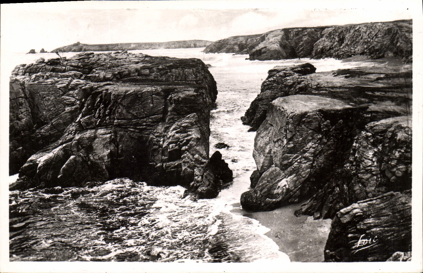 Presqu'île de Quiberon - Port Bora et la Côte jusqu'à la Pointe de l'Observatoire — Édition MESNY - 3599
