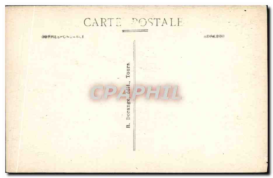 CPA Chateau Le Cheverny  — Rückseite