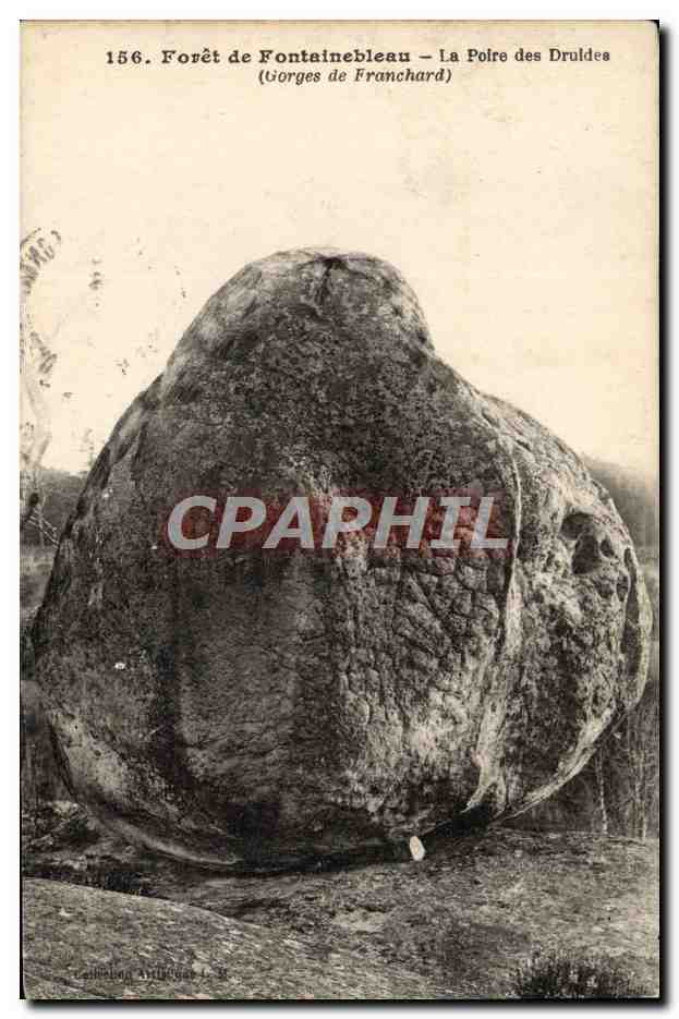 Woud van Fontainebleau — De Peer van de Druldes (Grotten van Franchard) — Collectie Artigues