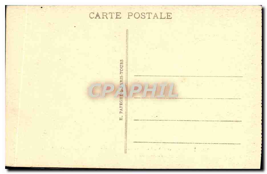CPA Blois Le Chateau Assassinat du Duc de Guise — Rückseite
