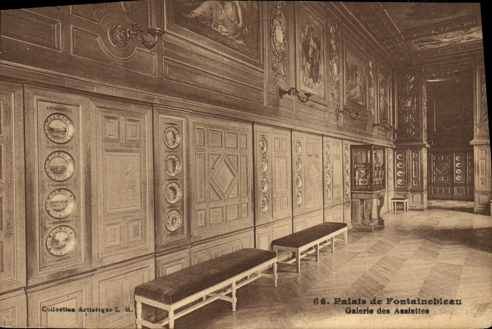 Palacio de Fontainebleau — Galería de las Tazas — Colección Artística L. M.