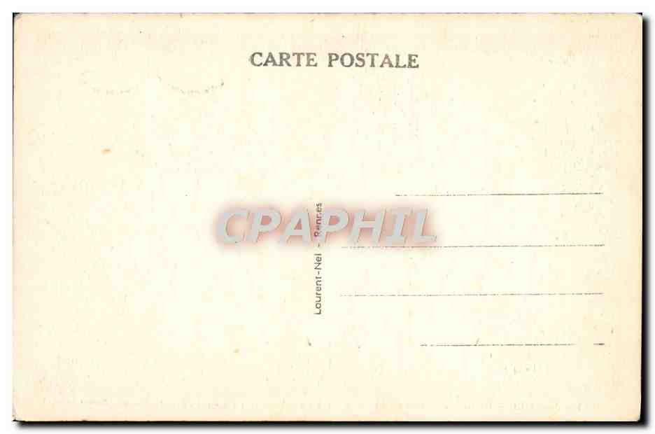 CPA Josselin Interieur du Chateau Le Salon Table Sur laquelle a ete signe l'Edit de Nantes — Verso
