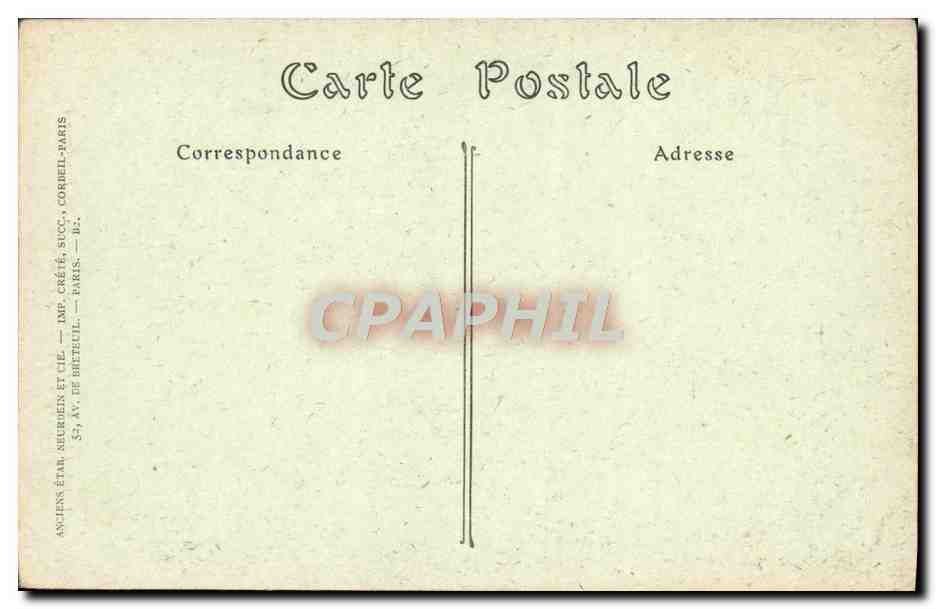 Castello di Blois — Caminetto con le Armi di Francesco I — ND Phot. — Verso