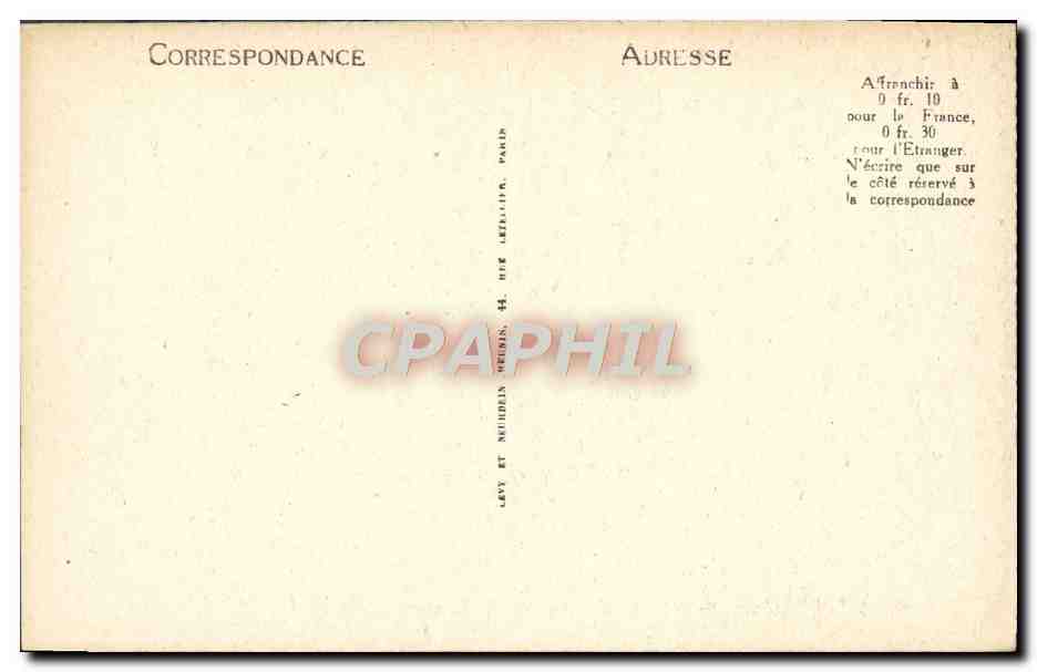 CPA Chateau De Cheverny La Salle a Manger — Rückseite
