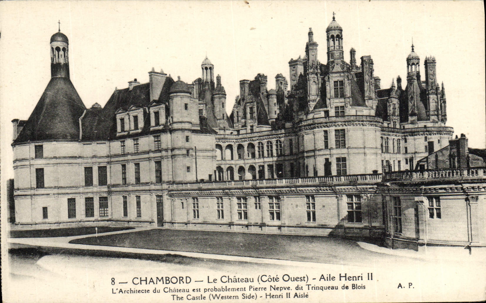 CPA Chateau Chambord Aile Henri II
