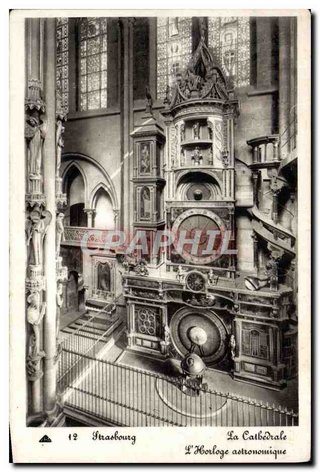 CPA Strasbourg La Catbedrale Horloge astronomique 