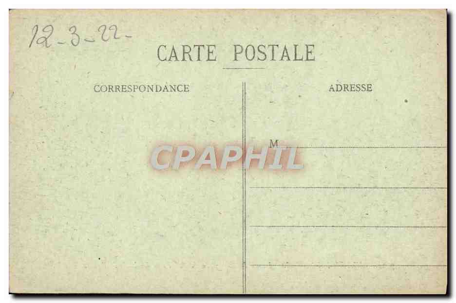 CPA Azay le Rideau Le Chateau et le Parc Vus des Bords de l'Indre — Verso