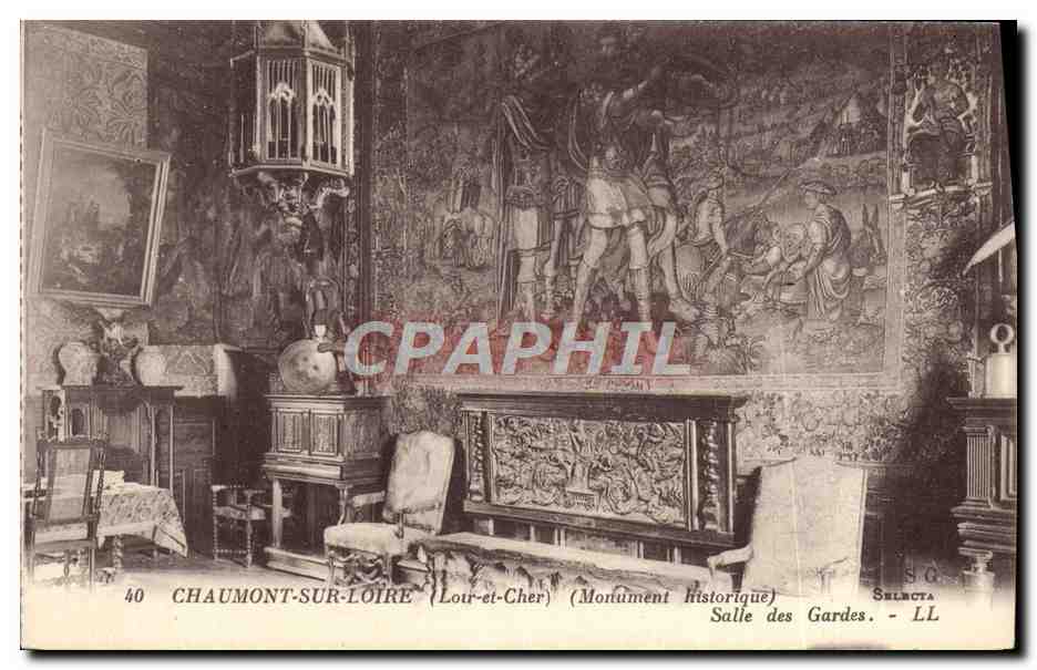 Chaumont-sur-Loire — Salle des Gardes, Monument historique — Sélècta, LL
