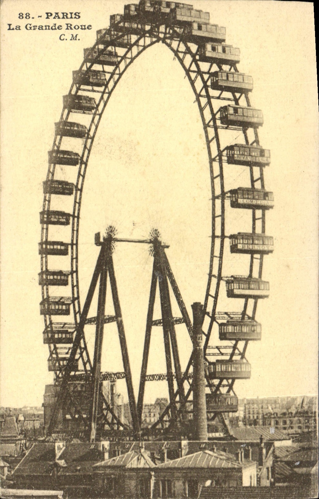 CPA Paris La Grande Roue
