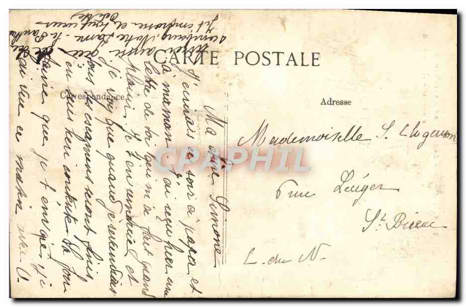 CPA Paris Jardin du Luxembourg Fontaine Carpeaux — Verso