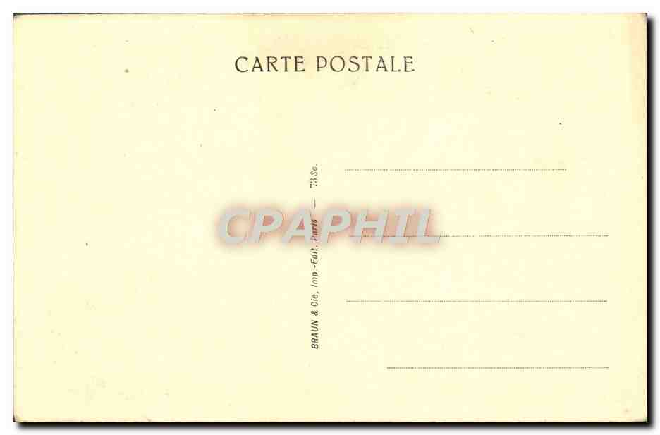 CPA Paris Louvre Palais De Darius Et D'Artaxerxes Chapiteau de l'Apadana Art assyrien Perse — Rückseite