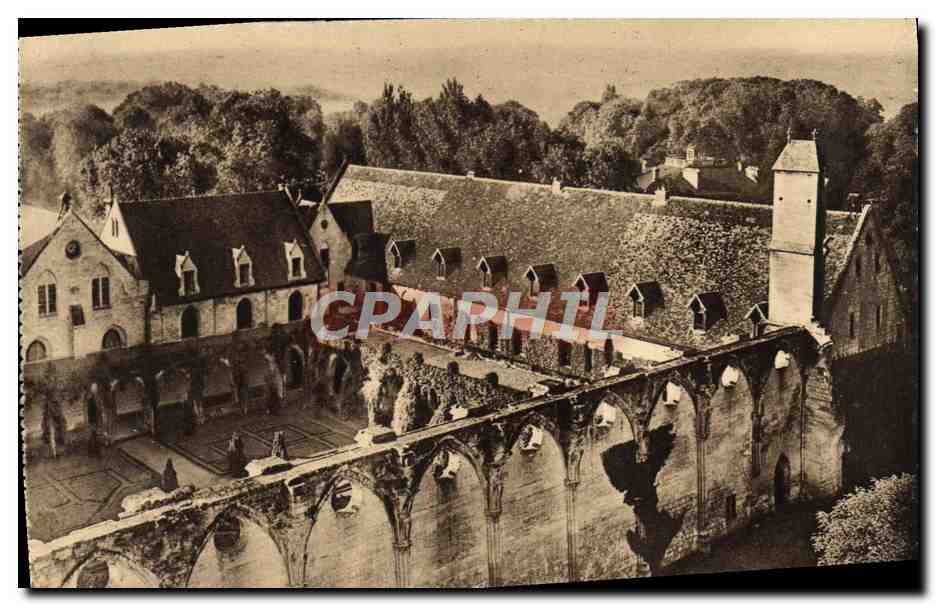 CPA Abbaye de Royaumont Asnieres sur Oise Vue d'ensemble