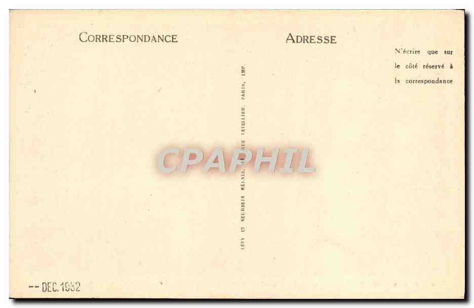 CPA Abbaye de Saint Denis Interieur de L'Eglise Le Pourtour du Choeur — Rückseite
