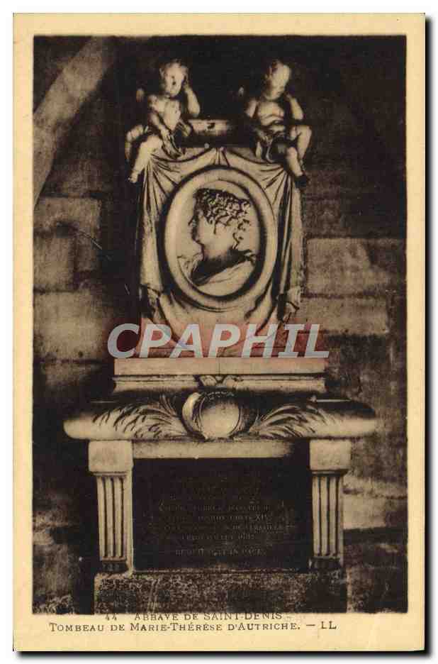 CPA Abbaye De Saint Denis Tombeau de Marie Therese D'Autriche