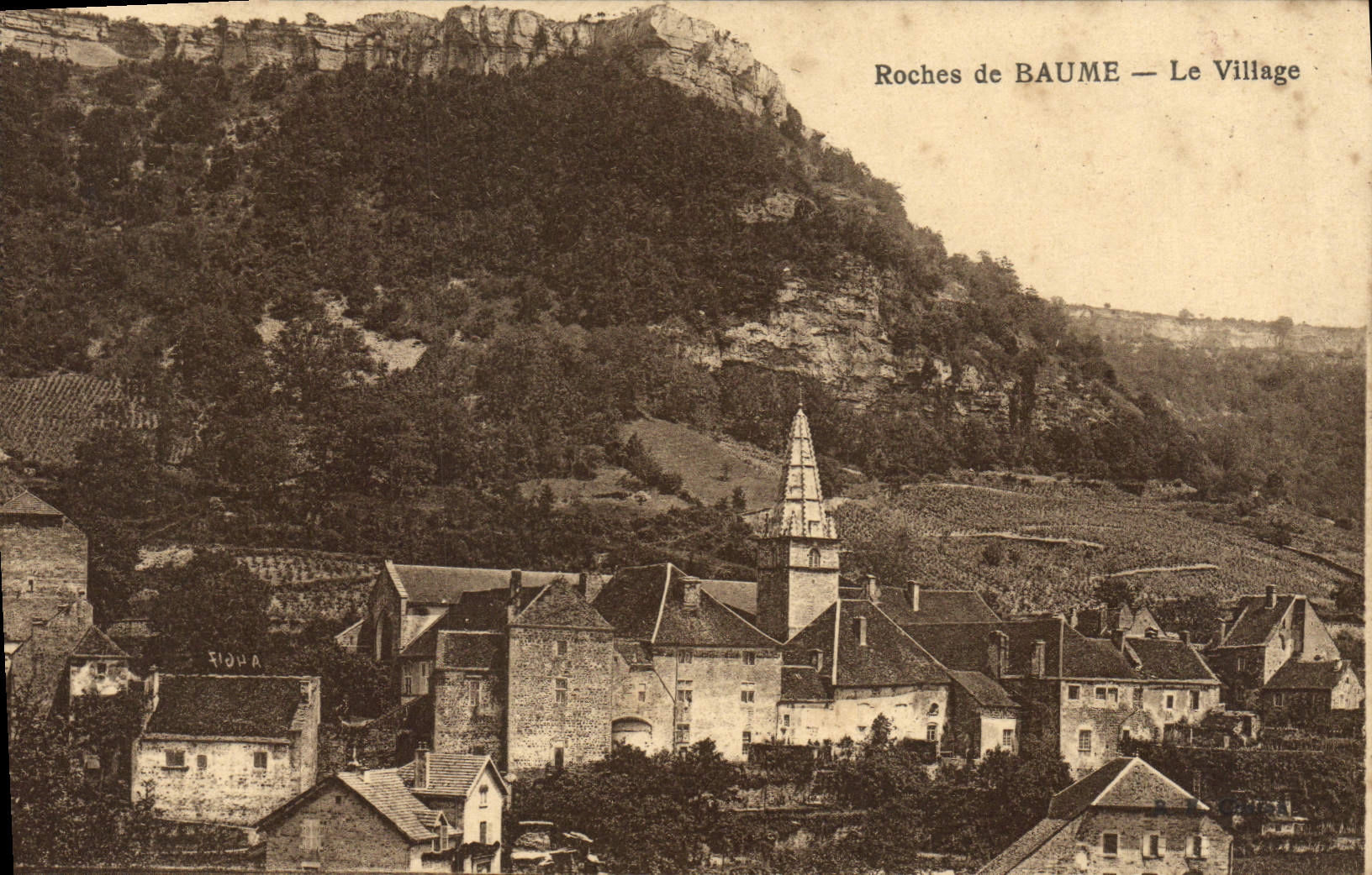 CPA Roches de Baume Le Village
