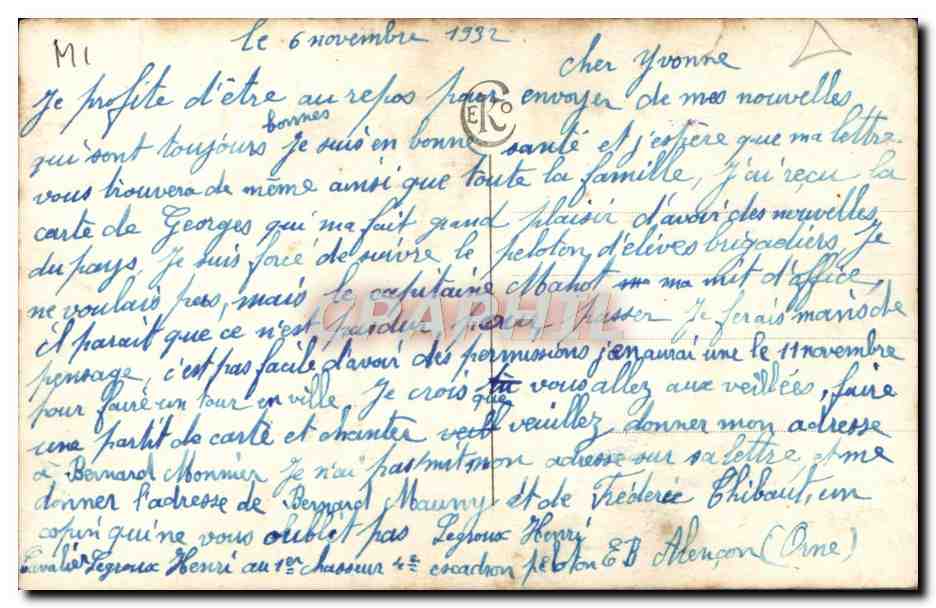 CPA Je suis Fauche ca c'est certain Militaria Soldat  — Verso