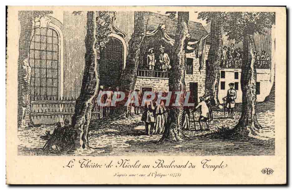 CPA Le Theatre de Micolet au Boulevard du Temple Paris 