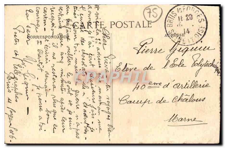 CPA Le Boulevard des Italiens sous la Restauration Paris  — Rückseite