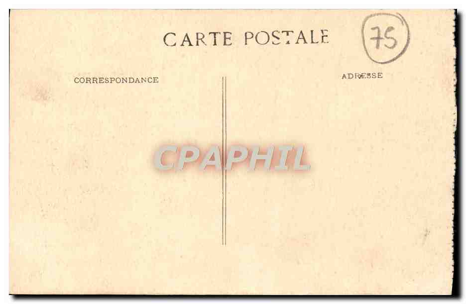 CPA Le Cortege du Boeuf Gras au Boulevard Montmartre 1832  — Rückseite